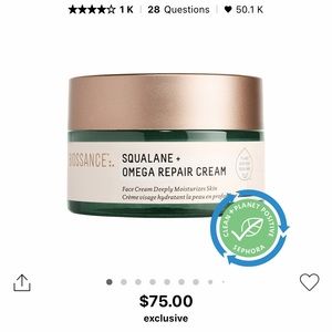 BIOSSANCE
Squalane + Omega Repair Moisturizer